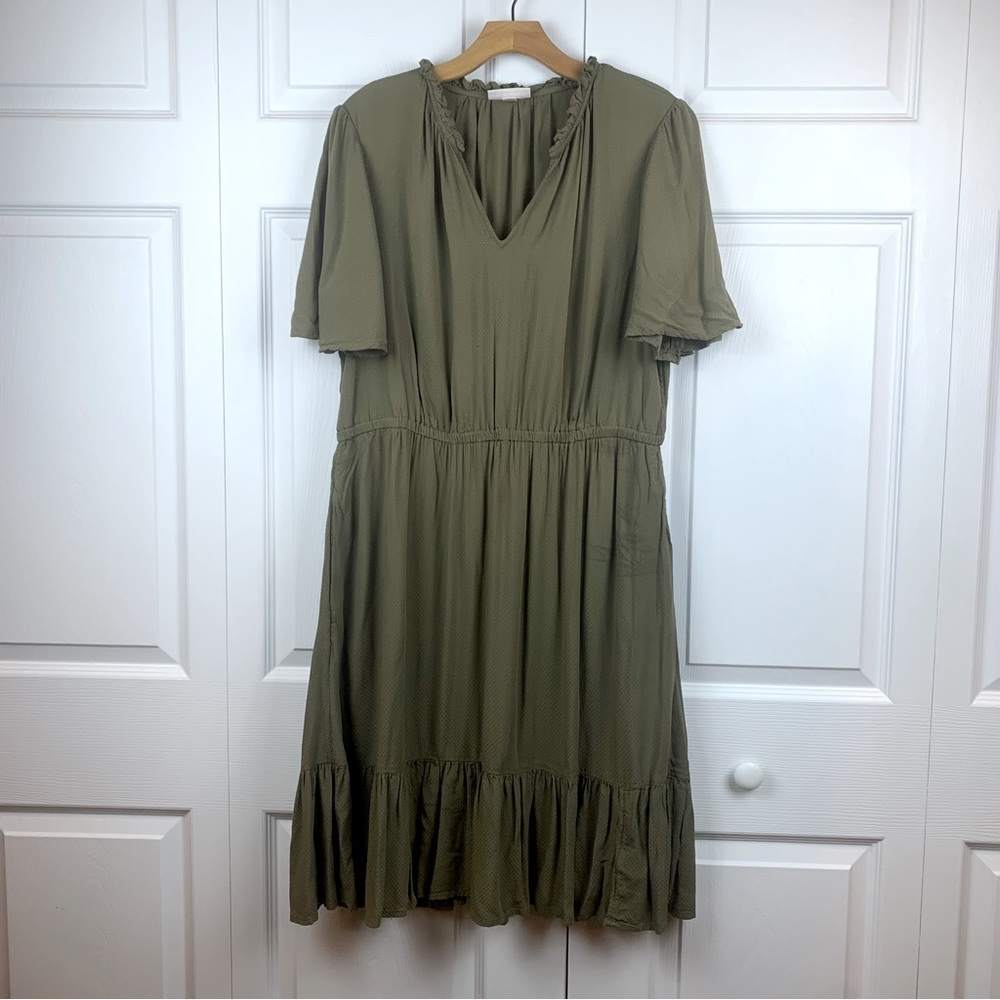 Olive Green Dress
